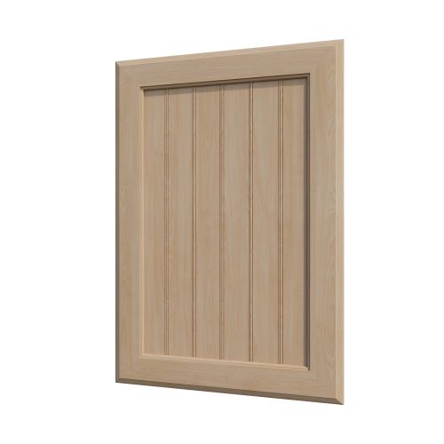 Square Maple Beadboard Cabinet Door