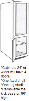 Utility Cabinet (27" Lower Opening)