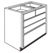 5 Dwr w/Split Top Dwr