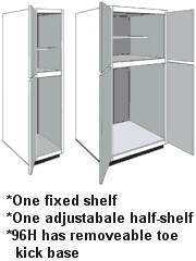 Utility Cabinet (21" Upper Opening)