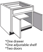 Butt Door Base Cabinet