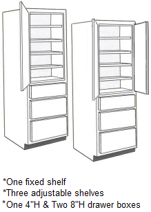 Utility Cabinet with Drawers