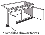 2 Door w/Stile Vanity