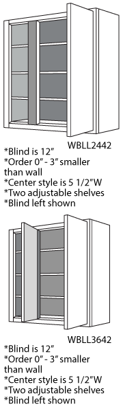 42" High Blind Corner