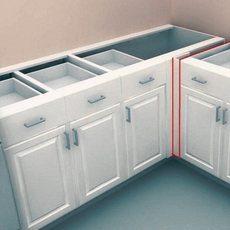 Corner Cabinet Filler - 2 inches